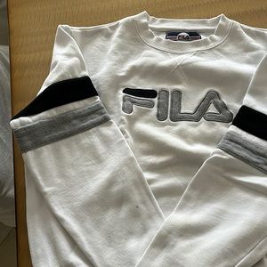 Fila White Sweatshirt